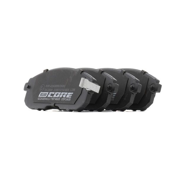 Plaquettes de frein GCD020411 goCORE D1060-EM30C HONDA