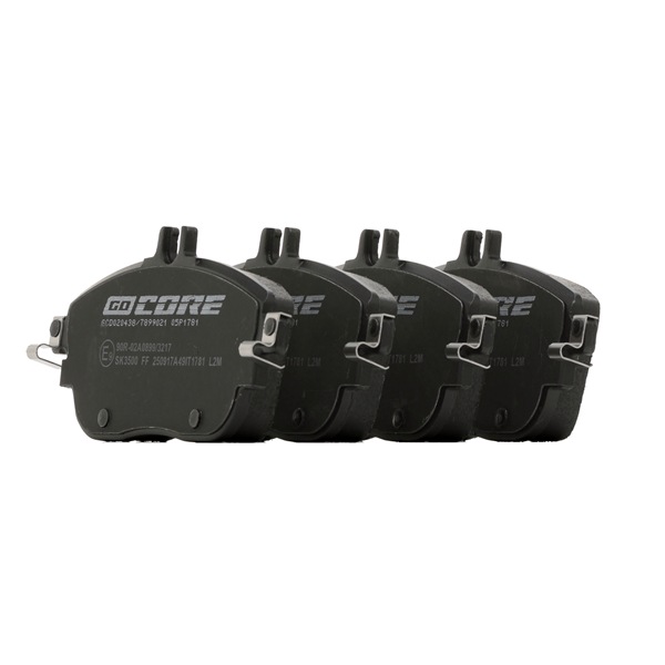 Piduriklotsid GCD020438 goCORE 008 420 0320 MERCEDES-BENZ