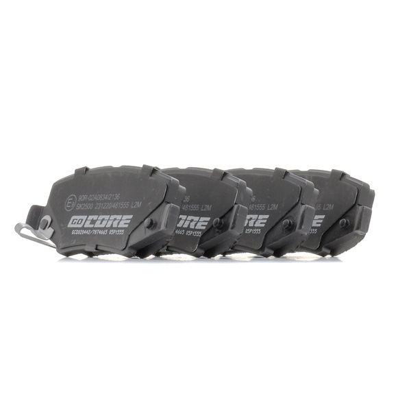 goCORE GCD020442 Bremsbelag Jeep Compass mk49 2.4 174 PS Benzin Kosten