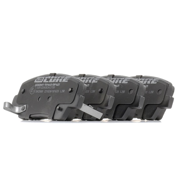 goCORE GCD020457 Bremsbelag Kia Sorento XM 2.4 LPG 4WD 171 PS Benzin/Autogas (LPG) Kosten
