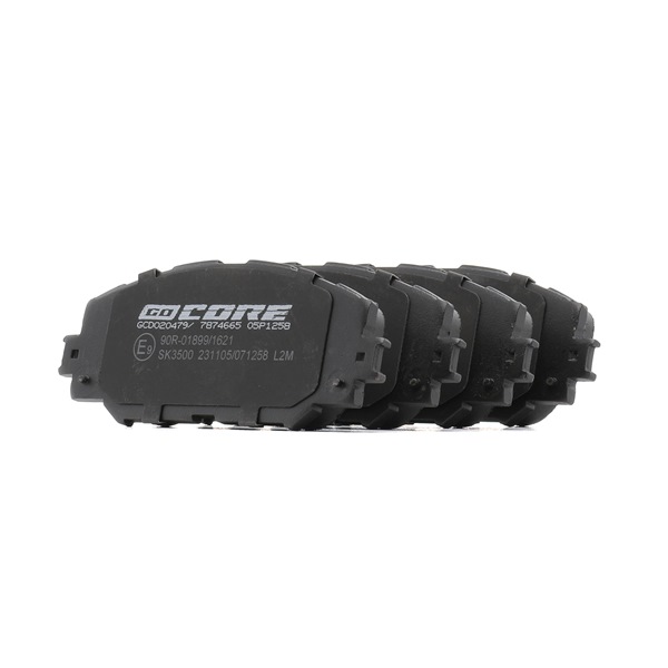 goCORE GCD020479 Plaquette Toyota RAV4 III 2.0 (ZSA35_) 158 CV Essence 2011