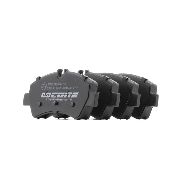 goCORE GCD020480 Remblokset Ford Transit Custom Bus 2.0 EcoBlue 170 Pk Diesel prijs