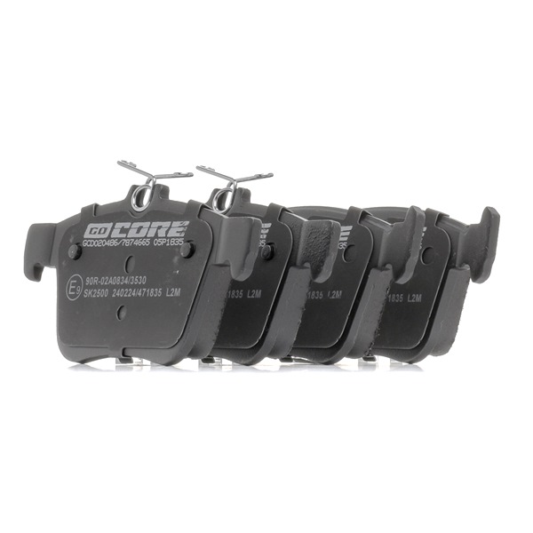 goCORE GCD020486 Bremsbelag Audi A3 Limousine 1.4 TSI 150 PS Benzin Kosten