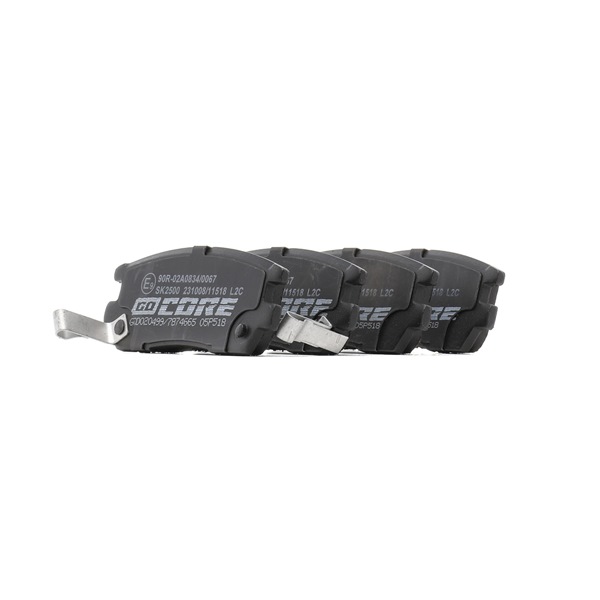 goCORE GCD020499 Bremsbelag Mitsubishi Pajero 2 3.5 V6 24V 194 PS Benzin Kosten