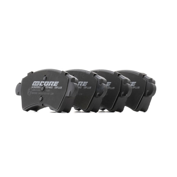 goCORE GCD020501 Plaquettes de frein pour Peugeot 306 3/5 portes 7A, 7C, N3, N5 2.0 S16 150 CV 1995 RFT (XU10J4) Essence goCORE GCD020501 Plaquette Peugeot 306 3/5 Portes 2.0 S16 150 CV Essence 1995
