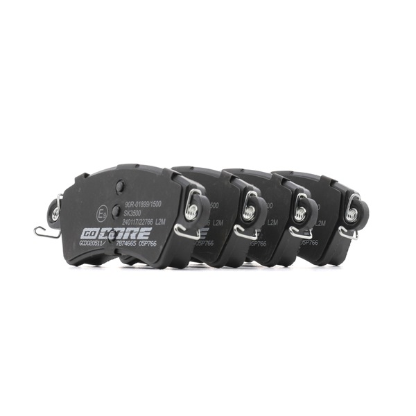 goCORE GCD020511 Remblokken voor Citroën XSARA Break N2 2.0 16V 132 Pk 1998 RFV (XU10J4R) Ottomotor goCORE GCD020511 Remblokset Citroen Xsara Station Wagon 2.0 16V 132 Pk Benzine prijs