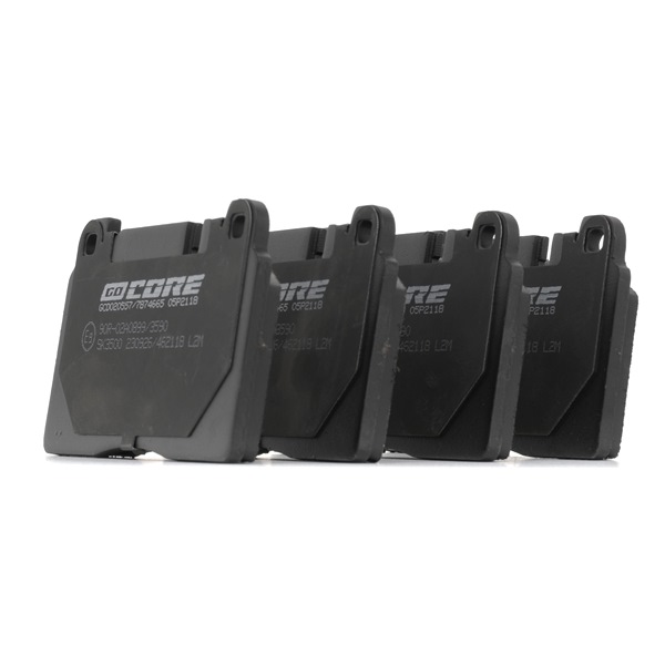 Remblokken GCD020557 goCORE 8R0 698 151L PORSCHE