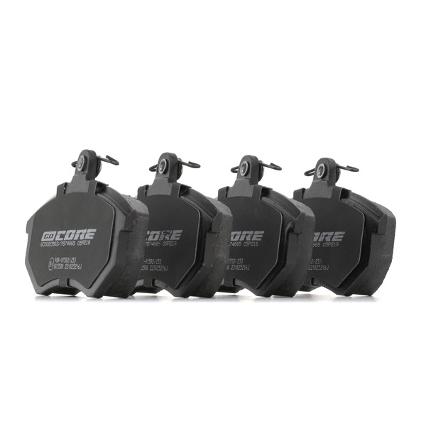Remblokken GCD020563 goCORE 8D0 698 151E SEAT