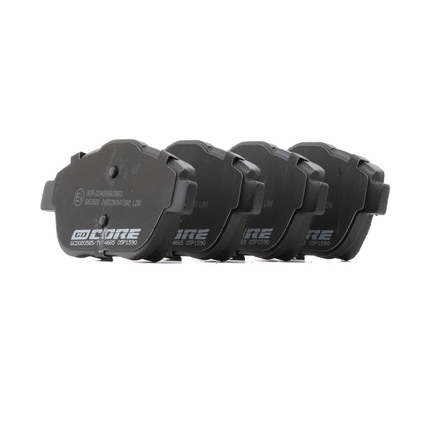 Bremsbeläge GCD020585 goCORE 16 07 083 180 Bremsbeläge GCD020585 goCORE 1607 083 180 JEEP