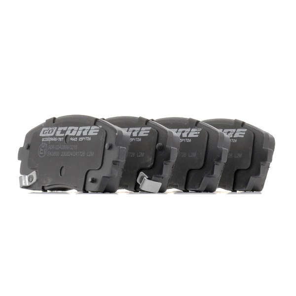 Bremsbeläge GCD020600 goCORE 58101 1YA30 GCD020600 Bremsbeläge goCORE 581011YA30 KIA