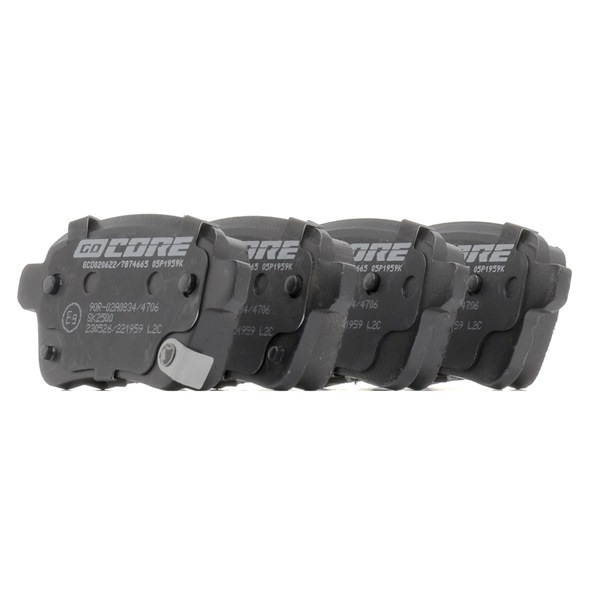 Bremsbeläge GCD020622 goCORE 95 51 7078 Bremsbeläge GCD020622 goCORE 95 517 078 KIA