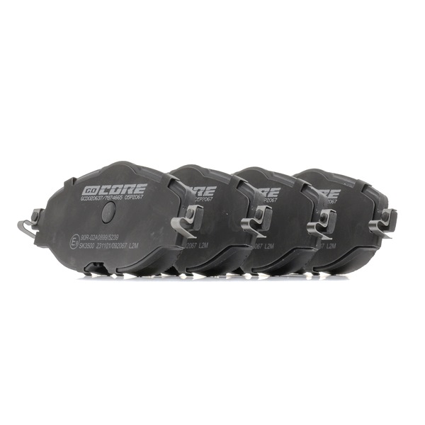 Plaquettes de frein GCD020637 goCORE 2K5-698-151 SEAT
