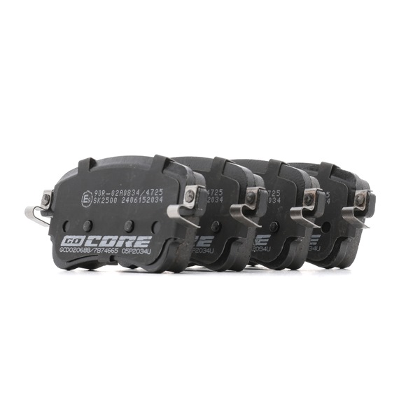 goCORE GCD020688 Remblokken voor Toyota PROACE Bus MPY_ 2.0 D4d (MDZ6, MDZ5) 177 Pk 2021 4WZ-FHV (DW10FC) Diesel goCORE GCD020688 Remblokset Toyota Proace 2 Verso 2.0 D4d (MDZ6, MDZ5) 177 Pk Diesel prijs