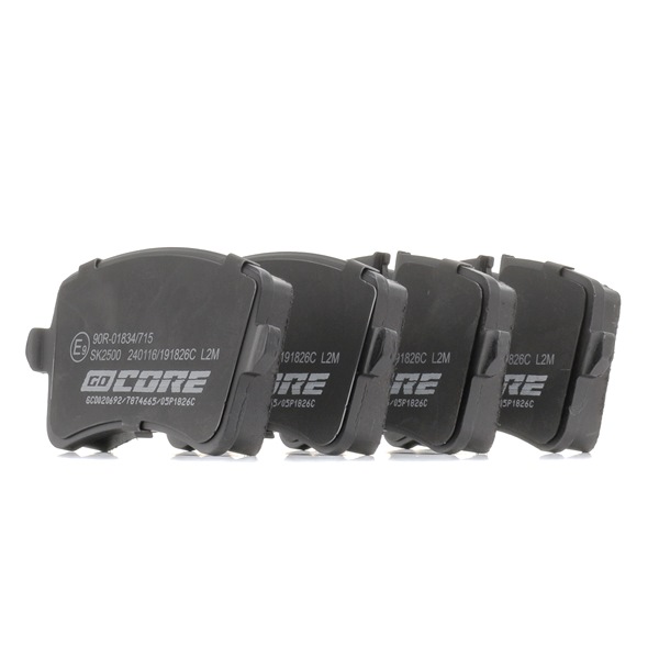 Remblokken GCD020692 goCORE 9A7.698.451.00 DODGE