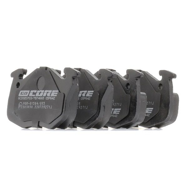 goCORE GCD020703 Bremssteine für Peugeot 106 I 1A, 1C 1.4 69 PS 1995 K5A (TU3) Otto goCORE GCD020703 Bremsklötze Peugeot 106 1 1.4 69 PS Benzin Kosten