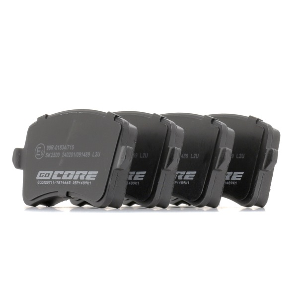goCORE GCD020711 Bremsbeläge für Audi Q5 8RB SQ5 3.0 TDI quattro 340 PS 2015 DEHA Diesel goCORE GCD020711 Bremsbelag Audi Q5 8R SQ5 3.0 TDI quattro 340 PS Diesel Kosten