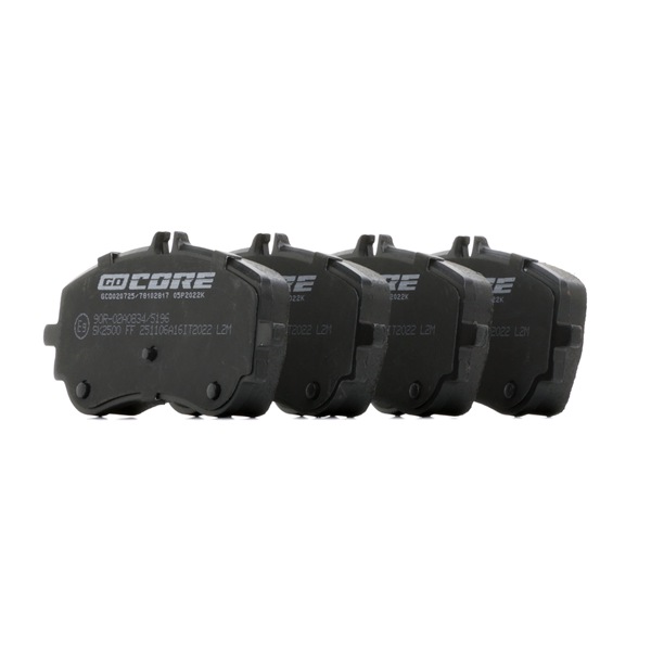 goCORE GCD020725 Piduriklotsid