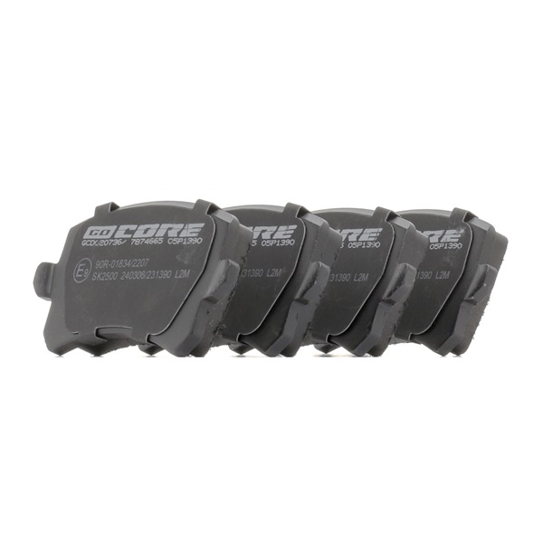 Remblokken GCD020736 goCORE 1K0 698 451P RENAULT