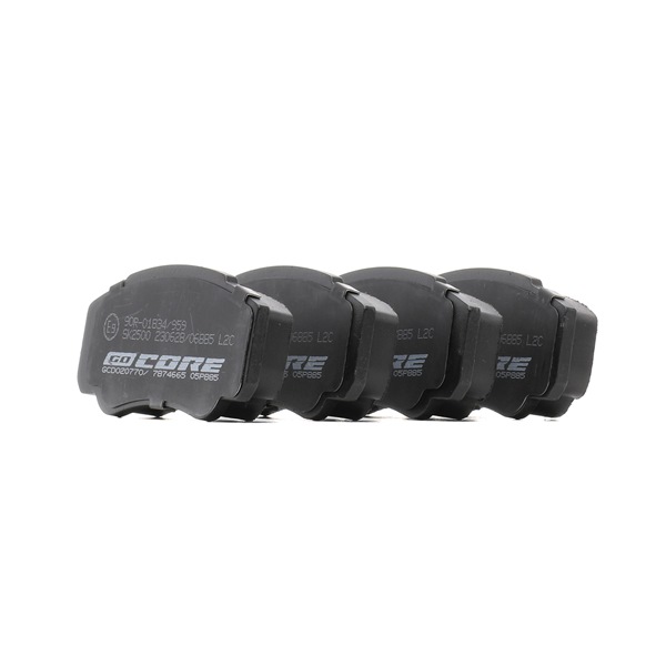 goCORE GCD020770 Remblokken voor Fiat DUCATO Open laadbak/ Chassis 244 2.3 JTD 110 Pk 2004 F1AE0481C Diesel goCORE GCD020770 Remblokset Fiat Ducato 244 Flatbed Vrachtwagen 2.3 JTD 110 Pk Diesel prijs