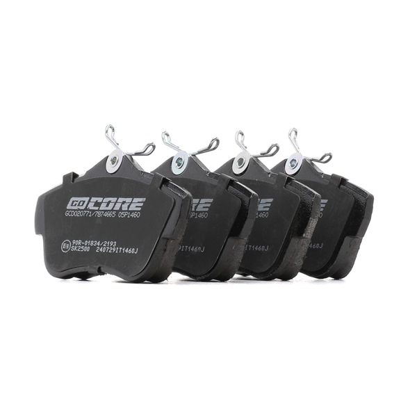 goCORE GCD020771 Plaquettes de frein Citroen Jumpy Van 1.6 HDi 16V 90 CV Diesel 2013