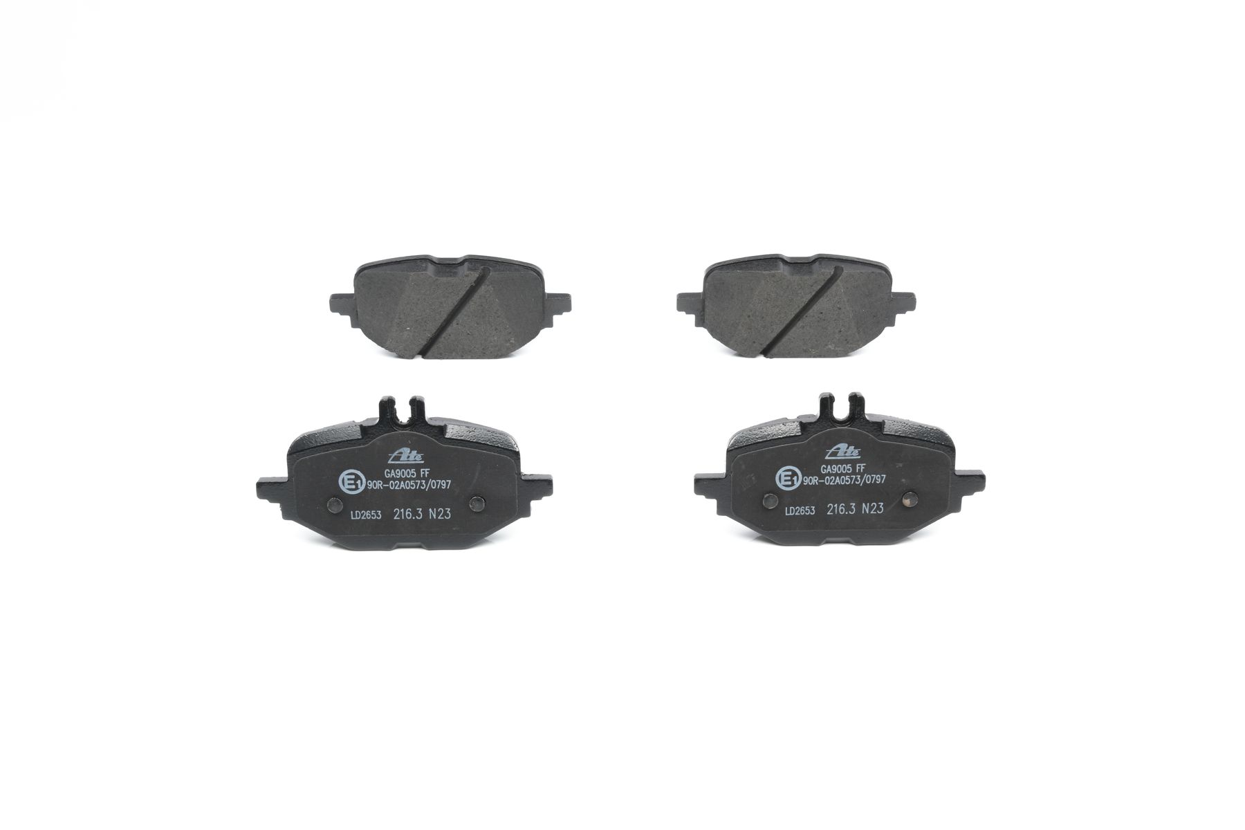 Klocki hamulcowe 13.0470-2653.2 ATE 0004201104 MERCEDES-BENZ