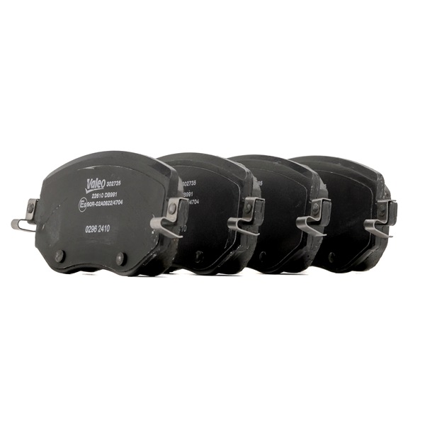 Bromsbelägg 302735 VALEO 41 06 034 07R SMART
