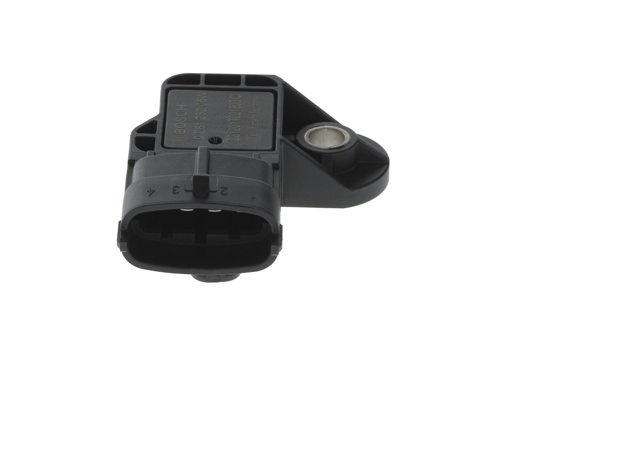 BOSCH Devējs, Ieplūstošā gaisa temperatūra 0 261 232 05W 0 261 232 05W BOSCH Ieplūstošā gaisa temperatūra devējs Audi lēti