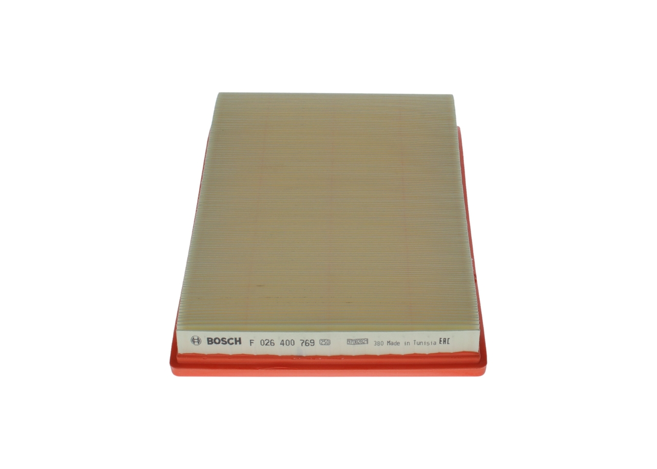 BOSCH F 026 400 769 Filtro de ar MERCEDES-BENZ Classe C T-Modell (S206) C 200 4-matic (206.243) 204 cv Gasolina/elétrico preço