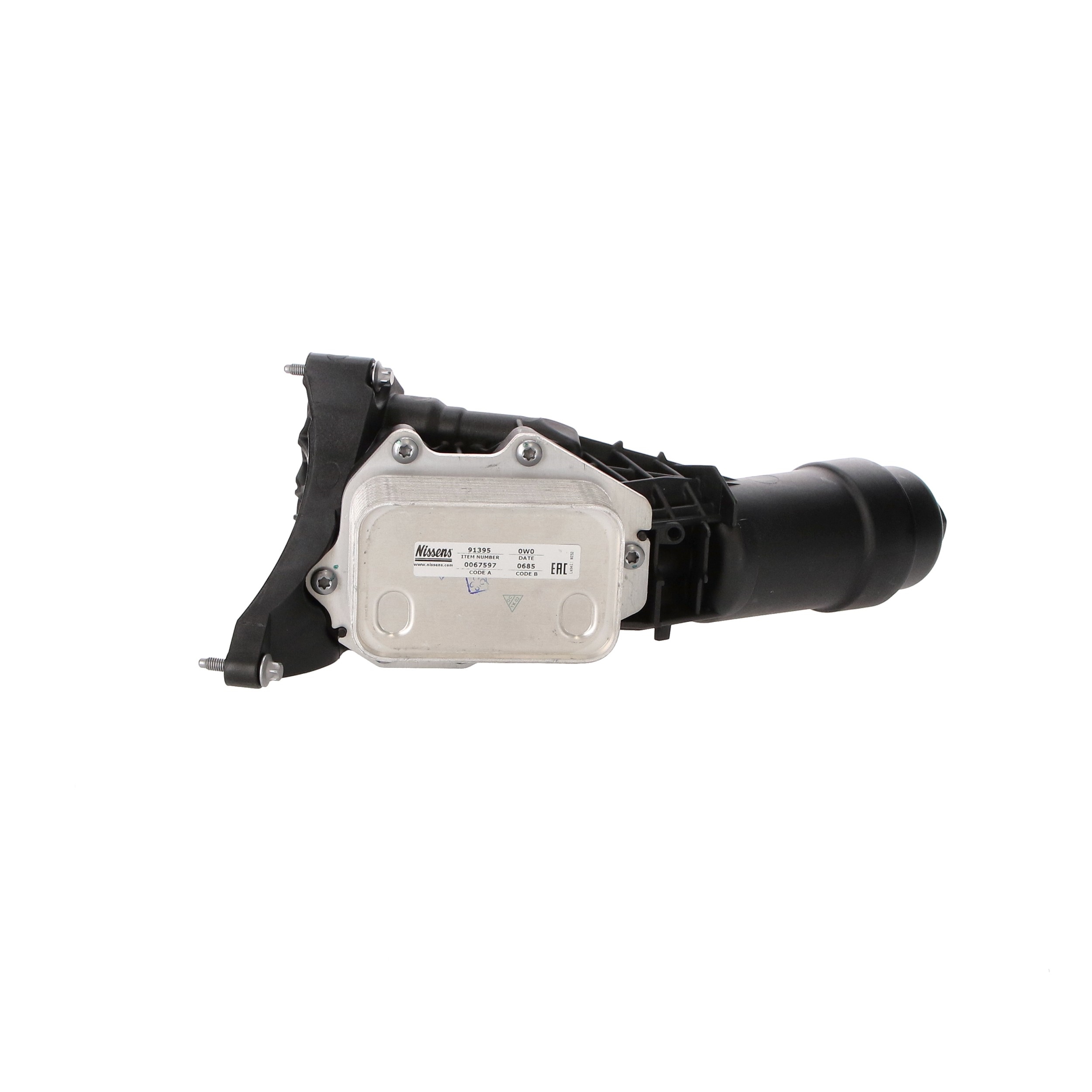 Õliradiaator, mootoriõli 91395 NISSENS 8580414 TOYOTA