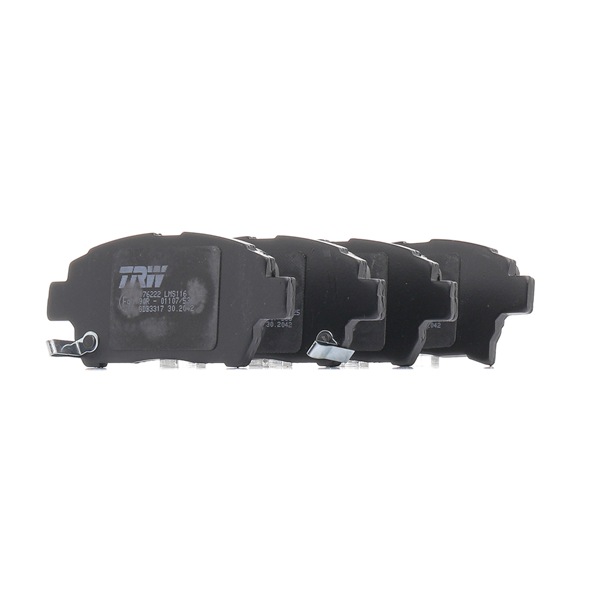 TRW Brake pad set GDB3317 TRW GDB3317 ASTON MARTIN DBS Coupe (AM7) rear brake pad replacement