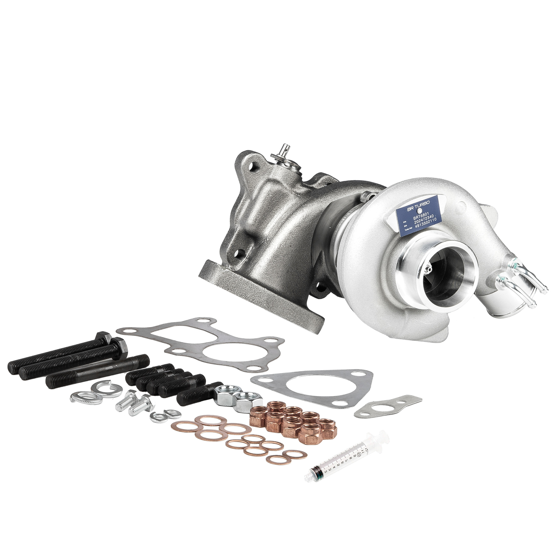 Juego de montaje, turbocompresor BRT6801M BR Turbo 4913502110 SAAB