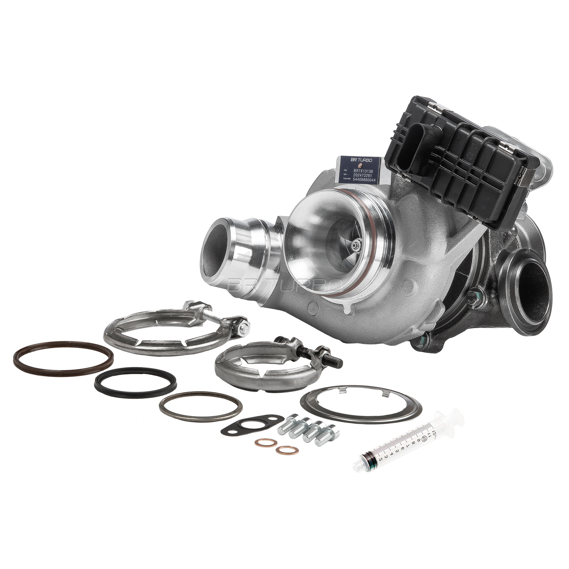 Turbokompresors BRTX13138M BR Turbo 11 65 8 513 640 Eļļas cauruļvads, Kompresors BRTX13138M BR Turbo 1165 8513640 BMW