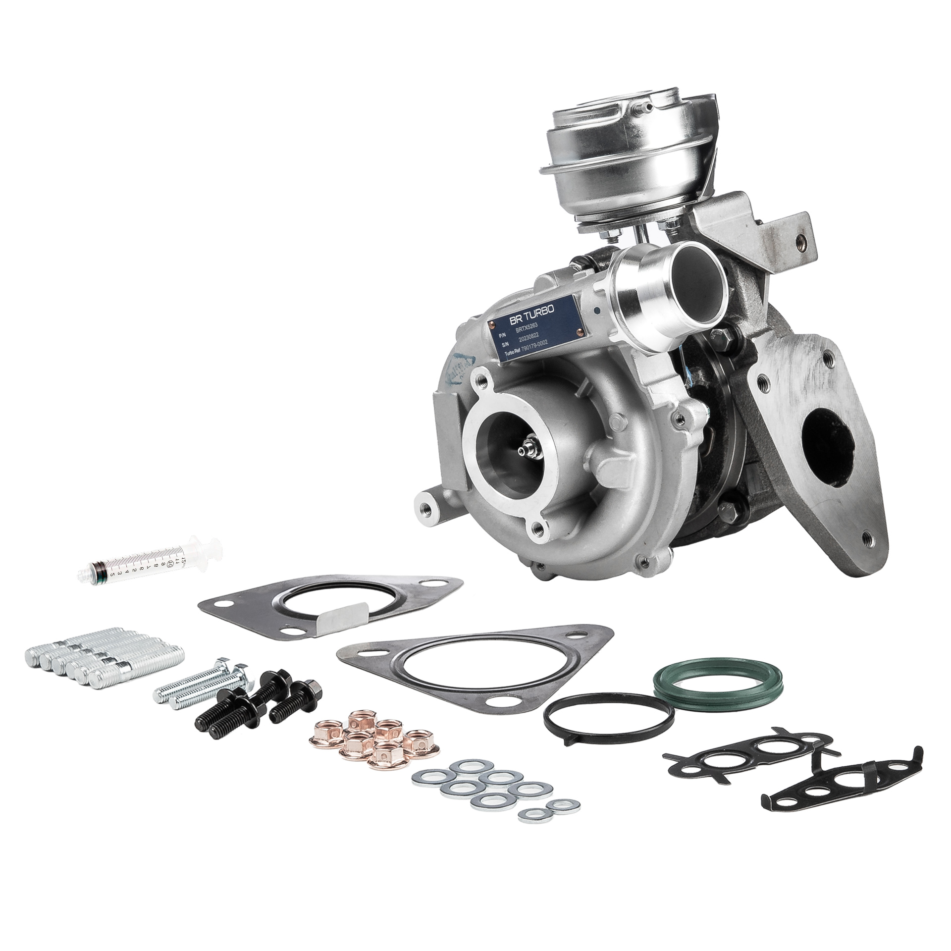 BR Turbo Turbocompressor BRTX5263M BR Turbo BRTX5263M Turbocompressor Toyota COROLLA originais