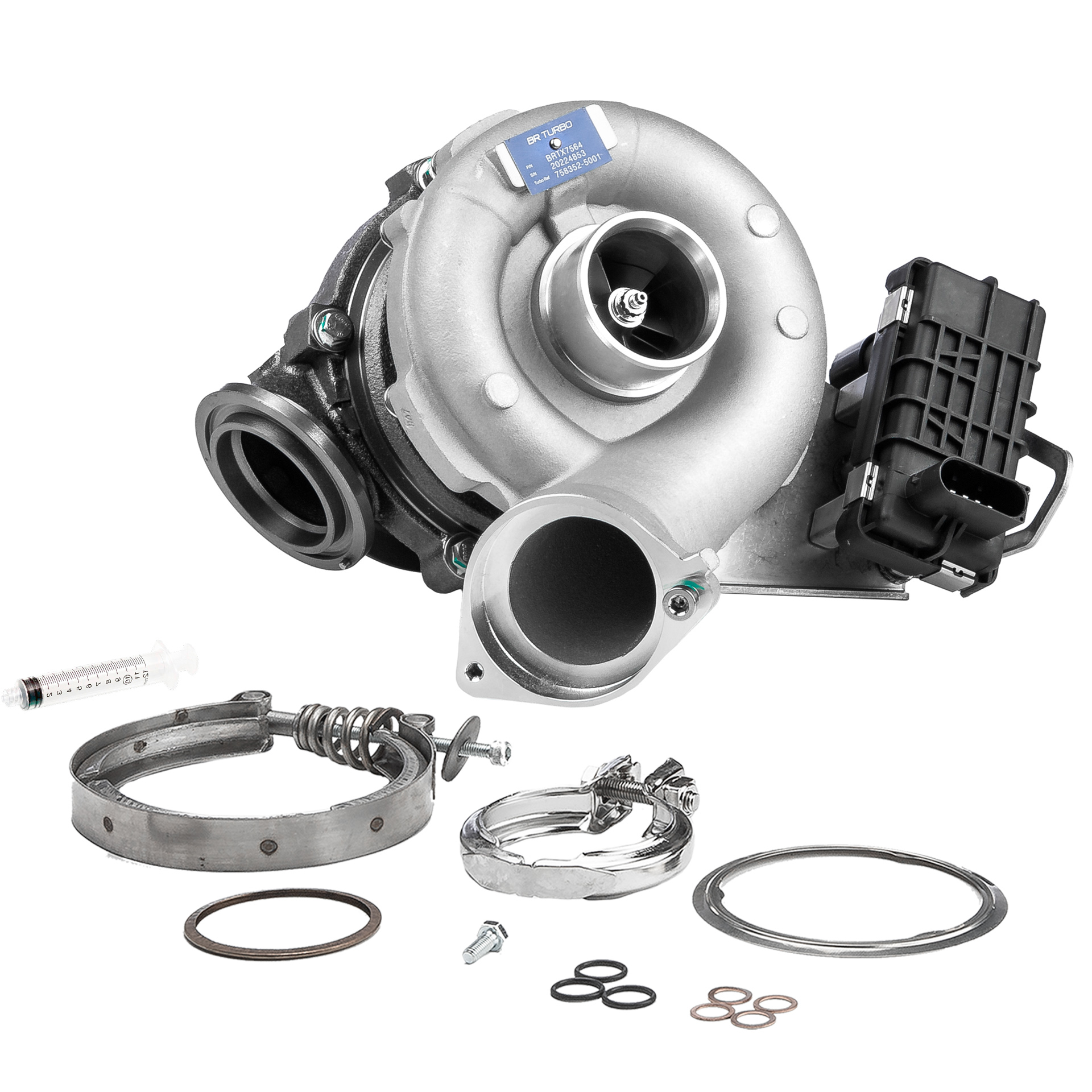 Montagesatz, Lader BRTX7564M BR Turbo 758352-0009 BMW