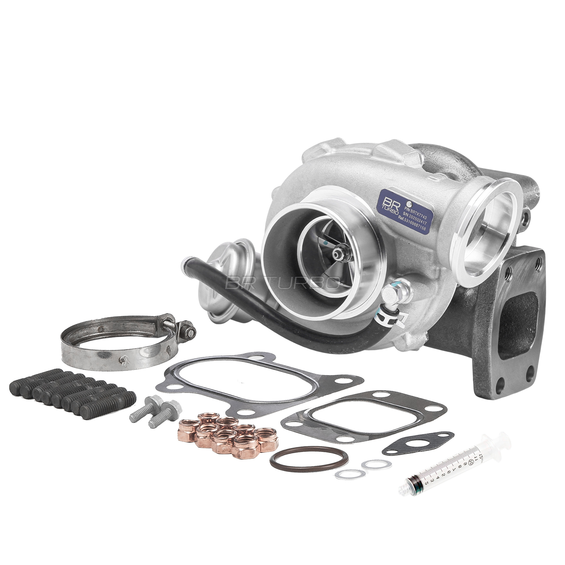 BR Turbo BRTX7743M Turbo compresseur Mercedes Vario Сamion à Plateau 815 DA, 816 DA 4x4 (670.421, 670.422, 670.423) 152 CV Diesel prix