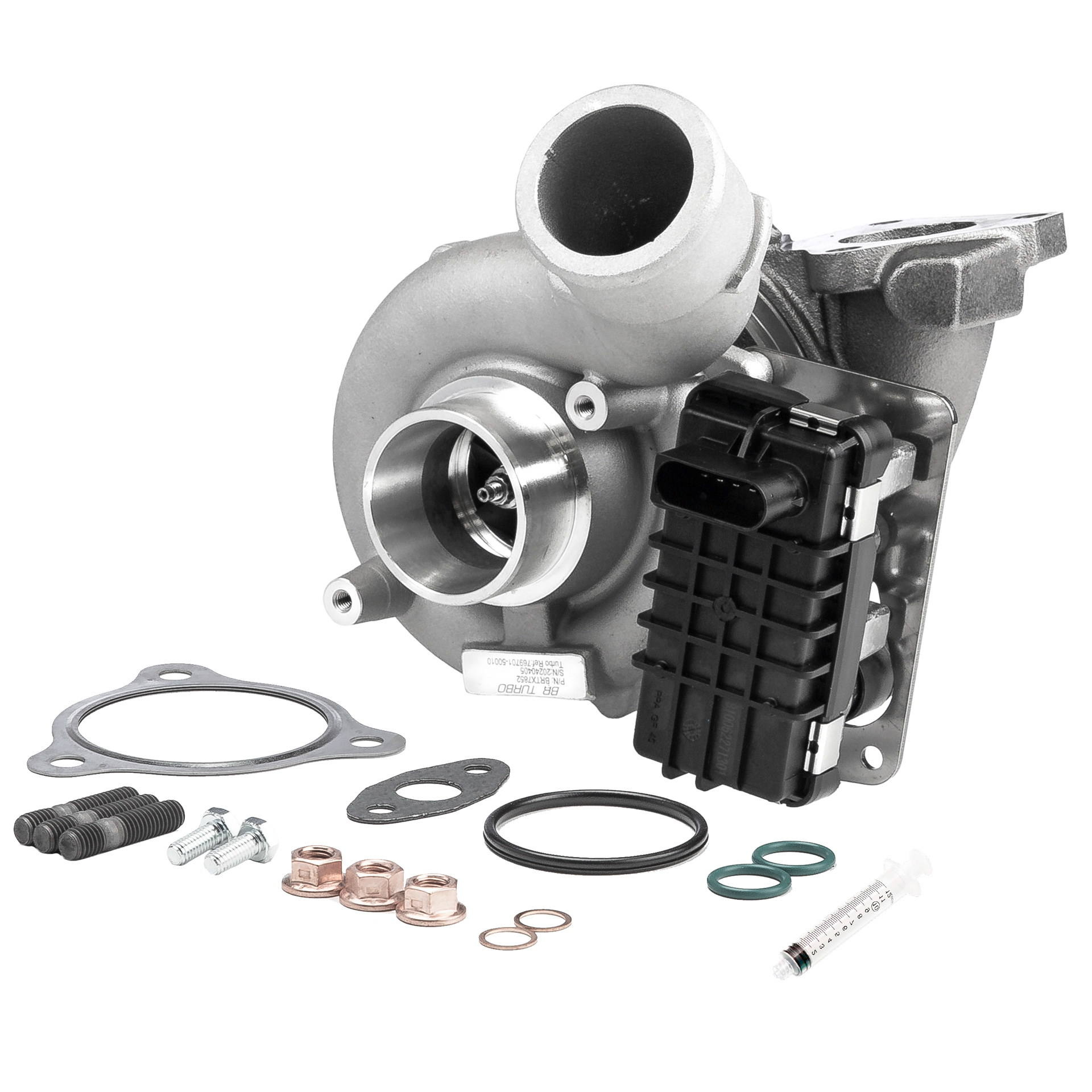 BR Turbo Turbokompresors BRTX7852M BR Turbo BRTX7852M rezerves daļas AUDI A4 2008 cena