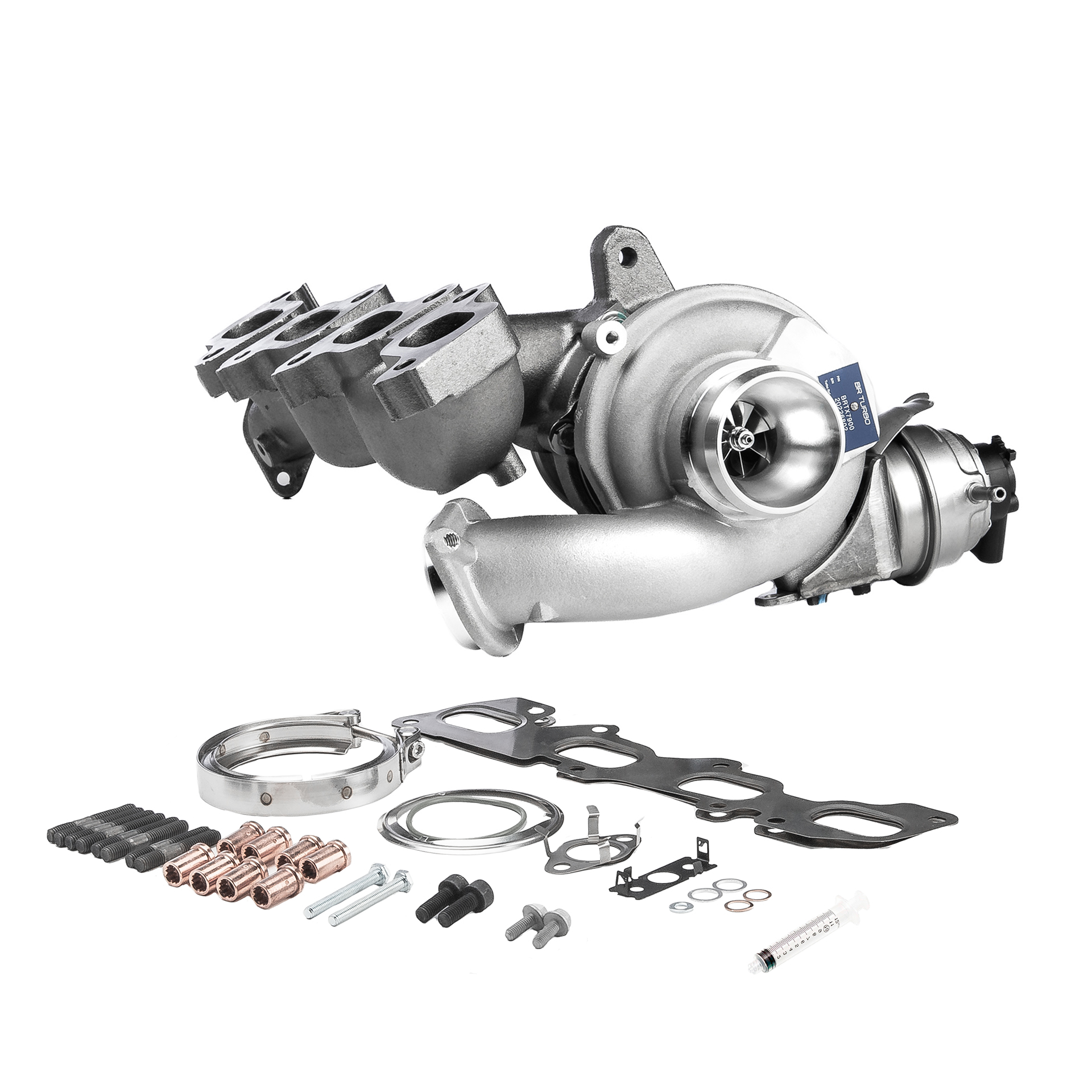 Juego de montaje, turbocompresor BRTX7900M BR Turbo 04L253014L RENAULT