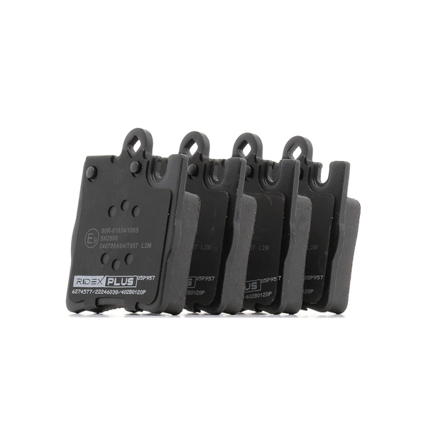 Brake pad set 402B0120P RIDEX PLUS A 005 420 19 20 Brake pad set 402B0120P RIDEX PLUS A 0054201920 AUDI