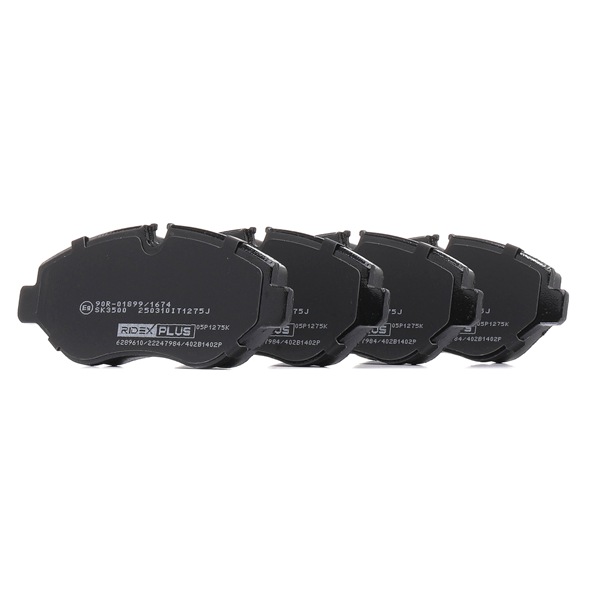 Remblokken 402B1402P RIDEX PLUS A0064208420- OPEL