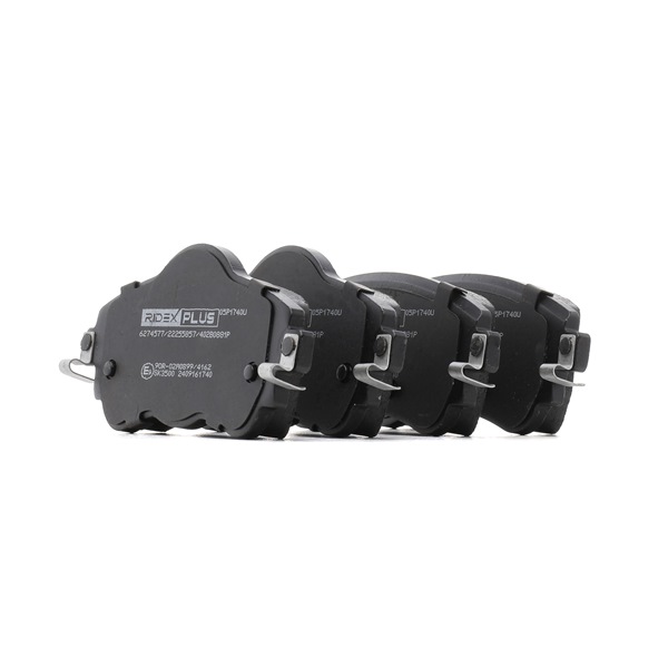 Bremseklodser 402B0881P RIDEX PLUS 4254 A9 Bremseklodser 402B0881P RIDEX PLUS 4254 A9 VW