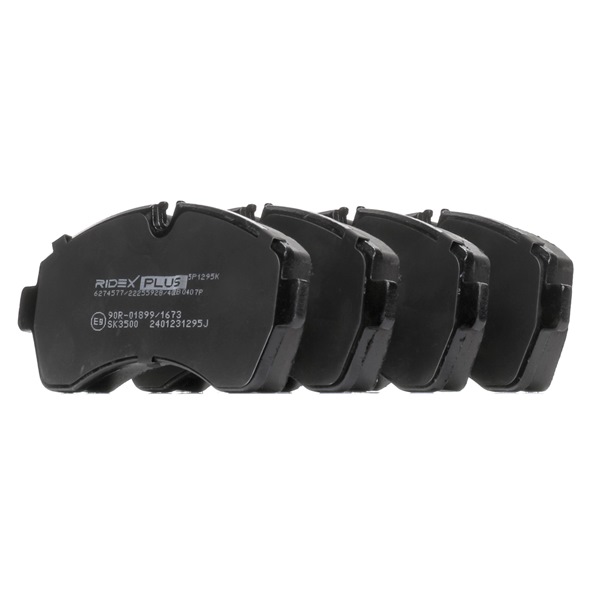 Jarrupalat, levyjarru 402B0407P RIDEX PLUS A004 420 8220 MERCEDES-BENZ