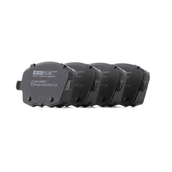 Bremsbeläge 402B0492P RIDEX PLUS 6Q0 698 151 A Bremsbeläge 402B0492P RIDEX PLUS 6Q0 698 151 A CITROËN