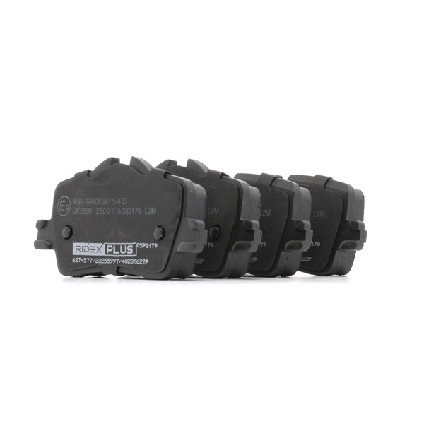 Klocki hamulcowe 402B1622P RIDEX PLUS 34206888825- TOYOTA
