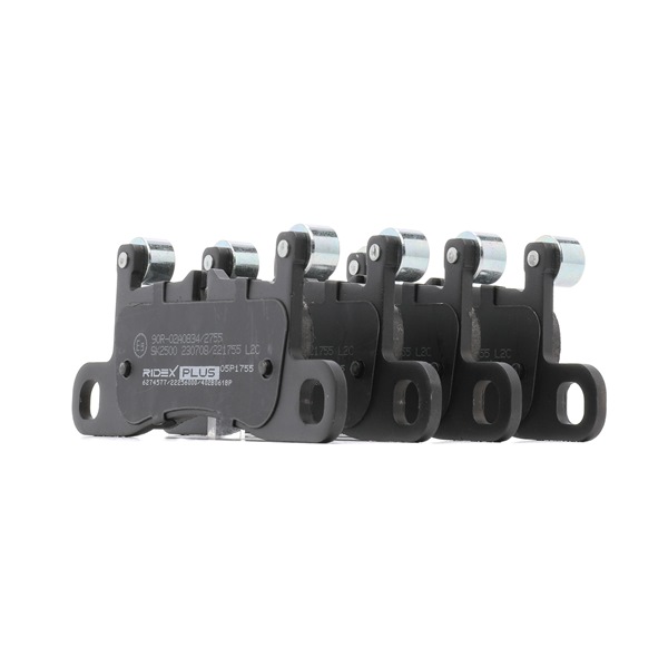 Brzdové doštičky/platničky 402B0618P RIDEX PLUS PAA698451A AUDI