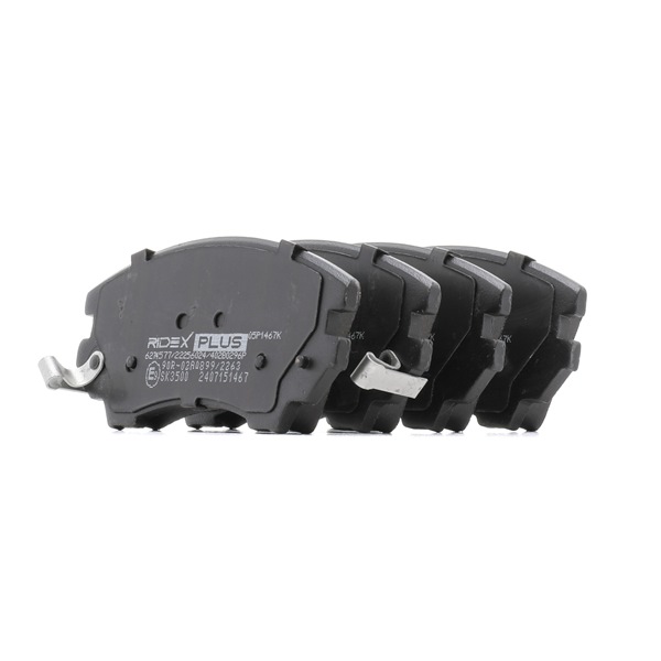 Remblokken 402B0296P RIDEX PLUS 22 959 104 KIA