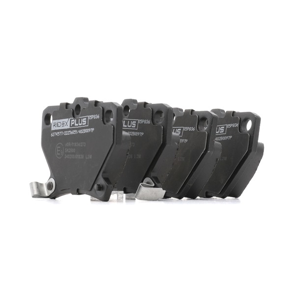RIDEX PLUS 402B0097P Kit pastiglie freni