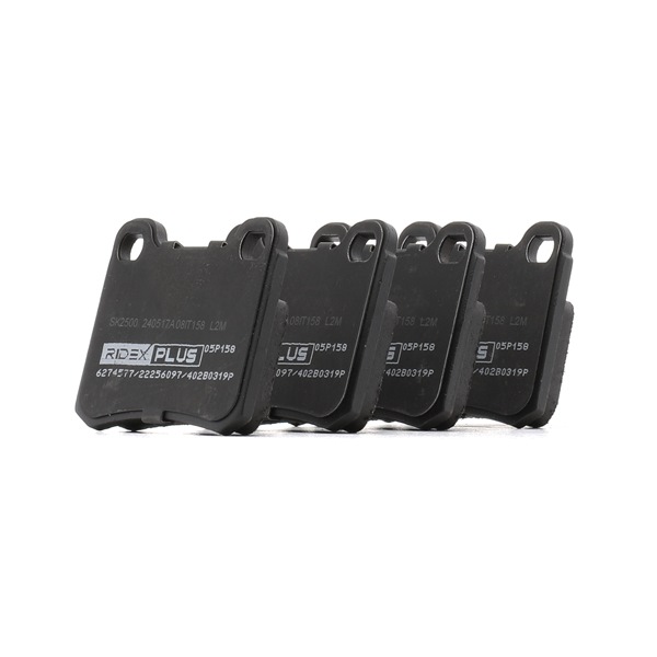 Pastilhas de travão 402B0319P RIDEX PLUS 001.420.01.20 MERCEDES-BENZ