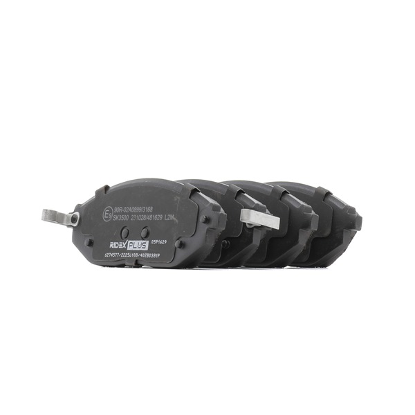 RIDEX PLUS 402B0381P Pasticche per Chevrolet SPARK M300 1.2 LPG 82 CV 2017 LMU Motore a ciclo Otto 402B0381P RIDEX PLUS pastiglie Chevrolet Spark M300 1.2 LPG 82 CV Benzina/Gasauto (GPL) prezzo