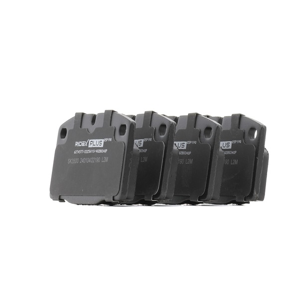 RIDEX PLUS 402B0340P Τακάκια φρένων για Opel ASCONA B 81_, 86_, 87_, 88_ 1.9 S 90 PS 1979 19 S Βενζινοκινητήρας RIDEX PLUS 402B0340P Τακάκια φρένων Opel Ascona B 1.9 S 90 PS Βενζίνη τιμες