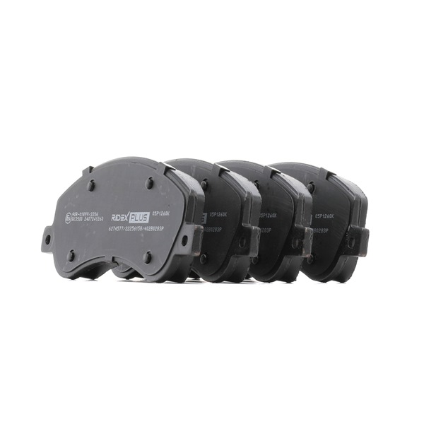 Bremsbeläge 402B0283P RIDEX PLUS 6C11 2K021 AB Bremsbeläge 402B0283P RIDEX PLUS 6C11-2K021-AB PEUGEOT